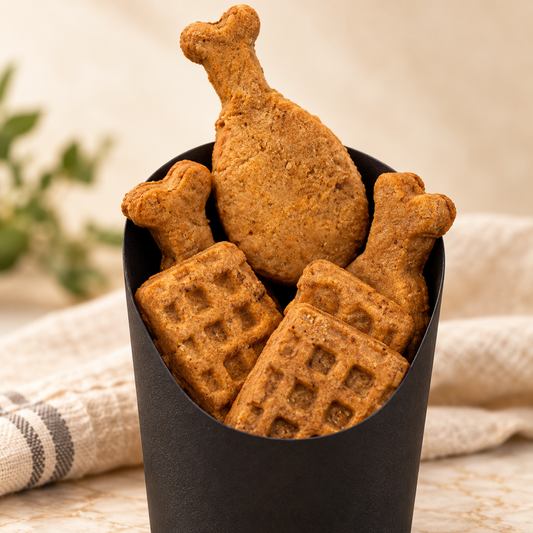 Wise Guy Woofles and Drumsticks